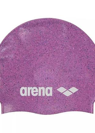 Шапочка дитяча для басейну arena silicone jr cap рожево- мульти