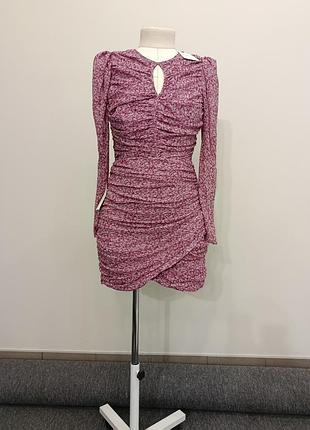 Платье bardot размер 42 eur, цвет pink haze, модель charlotte