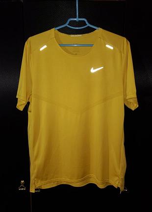 Футболка nike dri fit running оригинал летняя мужская спортивная l