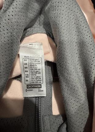 Спортивна кофта decathlon для дівчинки 12–13 років (149–159 см) 2