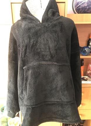 Меховушка, плюшева туника, худи, 2-3xl. слип, пижама