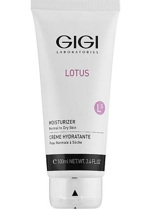 Увлажняющий крем для сухой кожи gigi lotus moisturizer for normal to dry skin 100 мл