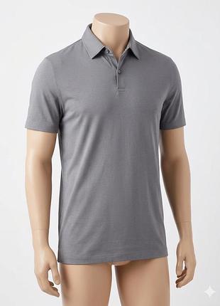 Чоловіча коронований сіра футболка-поло charles tyrwhitt , розмір m l