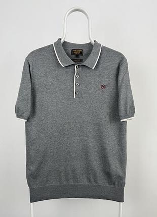 Базове поло на ґудзиках william hunt luxury cotton polo shirt