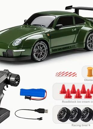 Игрушечная гоночная дрифт машинка на радиоуправлении порш porsche