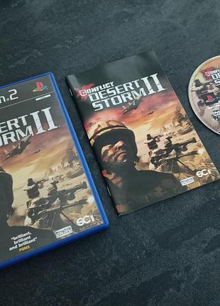 Диск conflict desert storm ii (playstation 2)