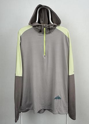 Худі спортивне для активного відпочинку nike trail dri-fit
