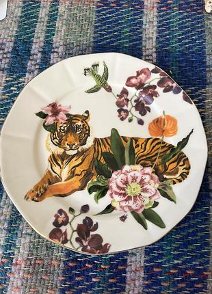 Десертна тарілка anthropologie nathalie lete tiger.