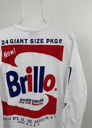 Кофта лонгслів pull & bear x andy warhol big logo 5