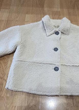 Дубленка девчачья primark 128-134 г.