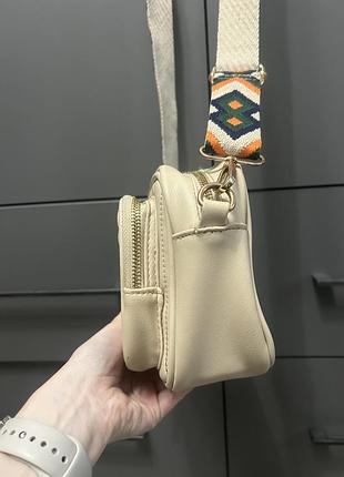 Сумка бєж молочна 2