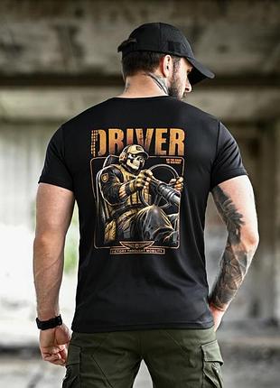Тактическая футболка selion водитель black тр6952(37 - 01)