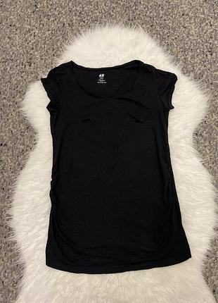 Чорна футболка h&m код товара (f240526)