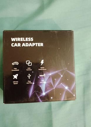 Адаптер для бездротового підключення apple carplay або android auto у автомобілі.