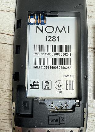 Телефон nomi i281 8