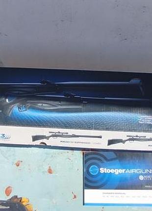 Пневматична гвинтівка (воздушка) stoeger rx20 s3 suppressor black кал.4.5мм