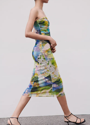 Платье миди zara 4
