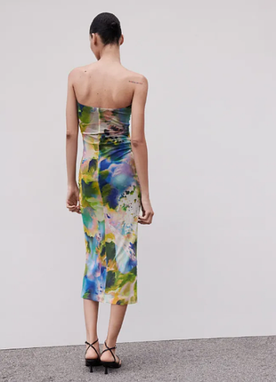 Платье миди zara 5