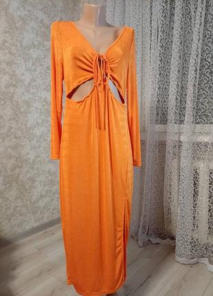 Женское яркое платье от shein xl