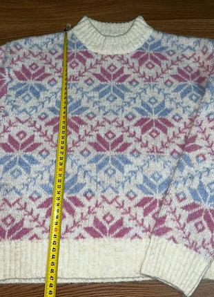 Теплый свитер для девочки 3
