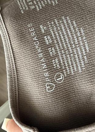 Шоколадний топ лонг primark 5