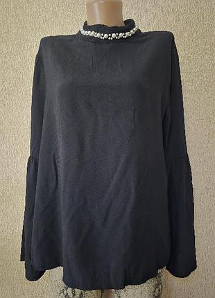 💖💖💖красива жіноча кофта, блузка рукав кльош zara basic💖💖💖