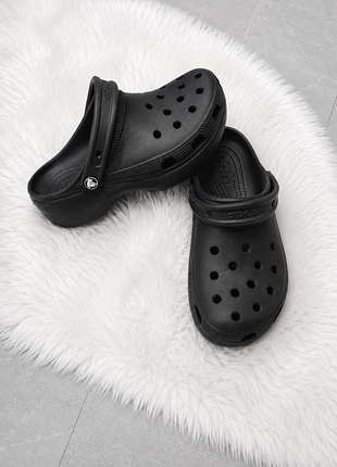 Жіночі крокси crocs. platform. легендарні сабо. оригінал. w8, на 38р,  устілка 25 см.