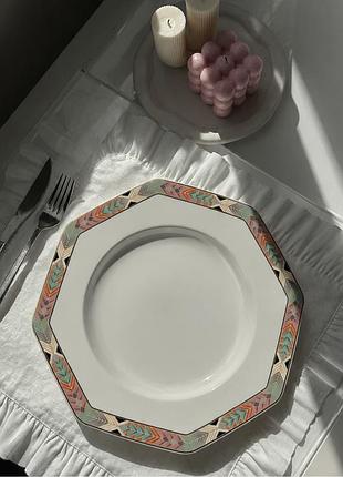 Вінтажна обідня тарілка villeroy&boch