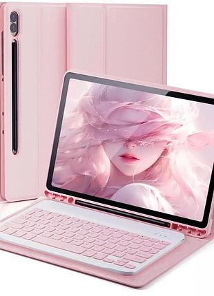 Чехол с клавиатурой для samsung galaxy tab s10 ultra / s9 ultra / s8 ultra 14,6 дюйма — съемная