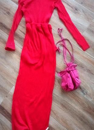 Italy, костюм jil sander original, футболка-платье с длинным рукавом+юбка макси
