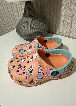 Сабо crocs на дівчинку с9 2
