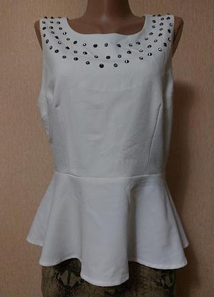 💛💛💛красива жіноча кофта, блузка з баскою forever 21💛💛💛