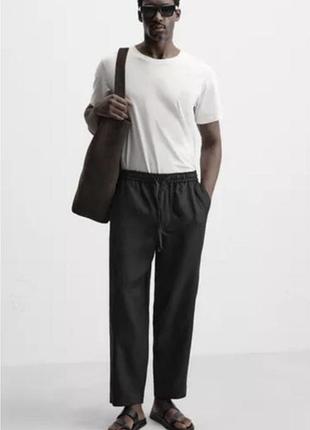 Чоловічі бавовняні штани zara