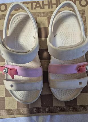 Босоножки для девочки crocs c10