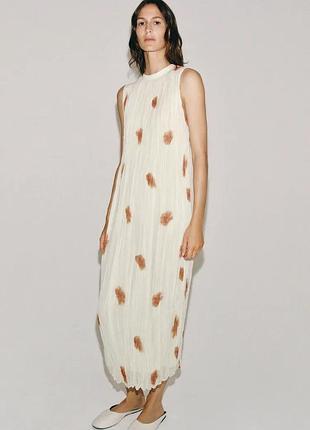 Сукня жіноча бежева zara new
