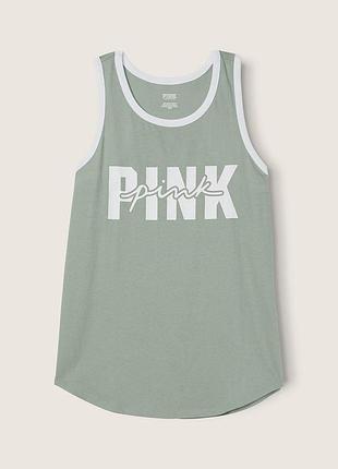 Майка в спортивном стиле victorias secret pink виктория секрет