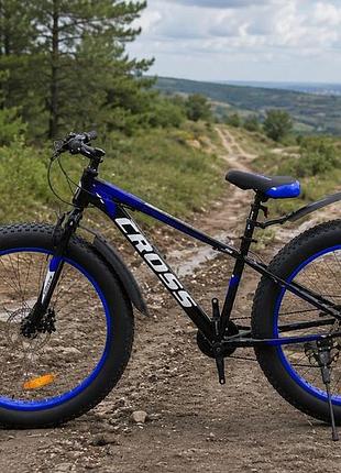 Cross tank 26" fat 19 брутальний велосипед для міста та бездоріжжя