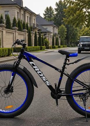 Cross tank 26" fat 19 брутальний велосипед для міста та бездоріжжя