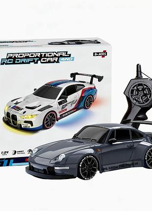 Игрушечная спортивная гоночная дрифт машинка на радиоуправлении порш porsche