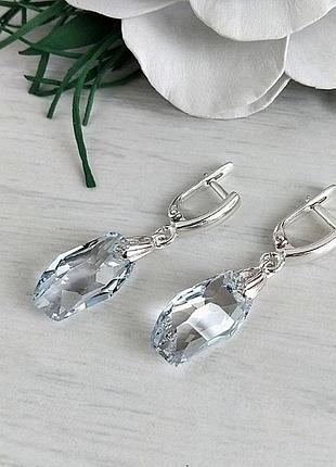 Сережки swarovski