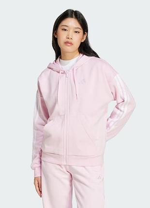 Рожевий тепленький спортивний костюм adidas