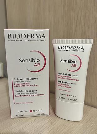 Крем для обличчя bioderma sensibio ar+ проти почервонінь, 40 мл