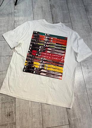 Редкая белая футболка lyle scott racing ferrari