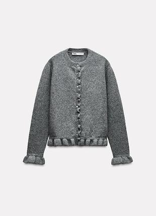 Zara кардиган мягкий теплый р. м