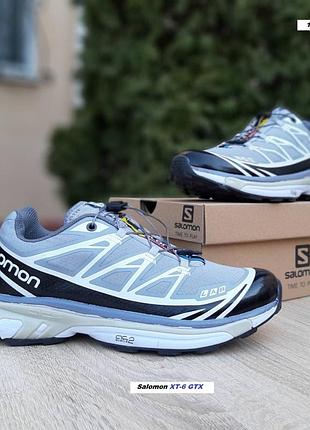 Salomon xt-6 gtx світло сірі