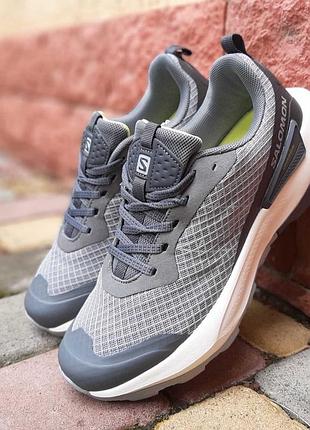 Salomon elixir activ сірі з салатовим