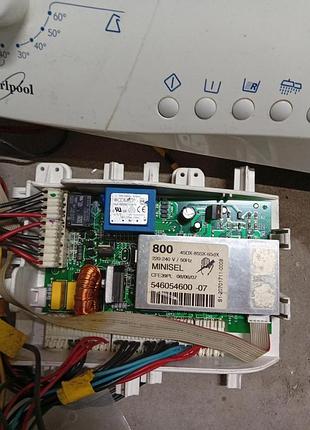 Б/у модуль управления стиральной машины whirlpool,ardo. minisel 800 54605400 45dx-85sx-65dx