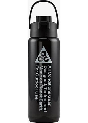 Бутылка nike tr renew recharge chug bottle 24 oz черный уни 709 мл