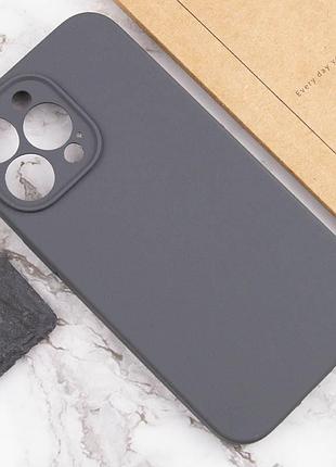 Силиконовый чехол silicone silk full camera protective (aa) no logo для iphone 16 pro max (айфон 16 про макс ), матовая накладка 3
