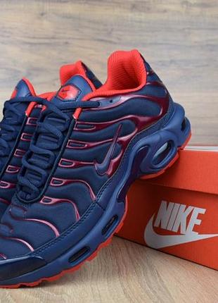 Nike tn plus синие с красным